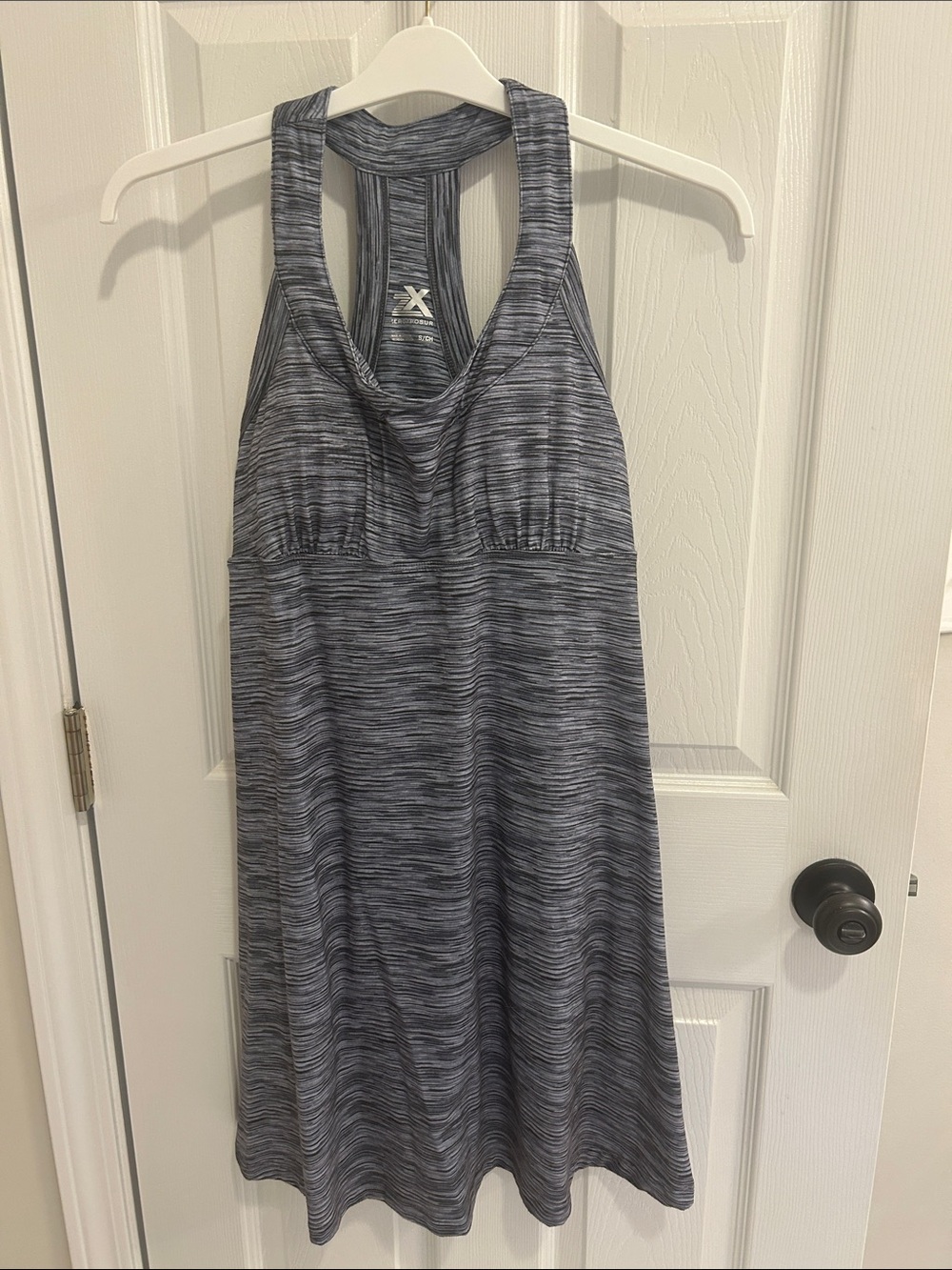 Heathered Gray Racerback Dress